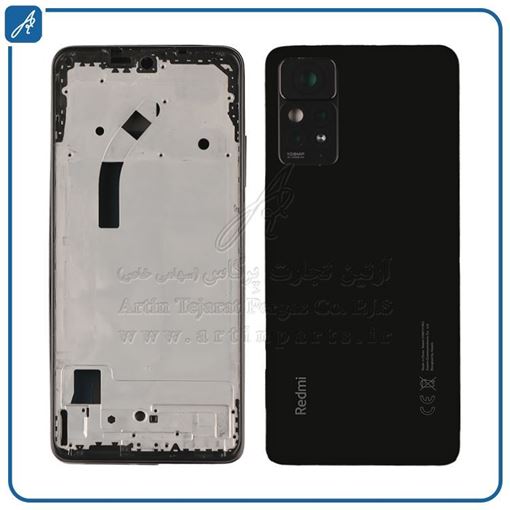 تصویر  HOUSING REDMI NOTE 11 PRO BLACK XIAO