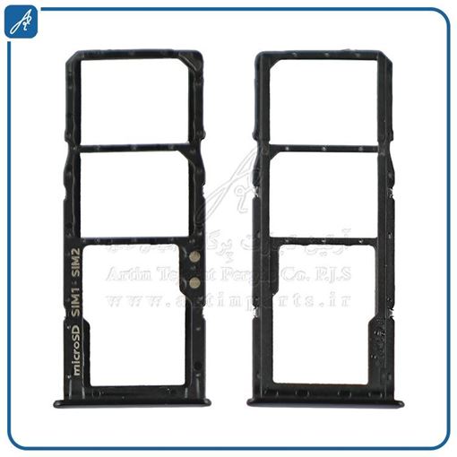 تصویر  SIM HOLDER A51-A71  BLACK SAM