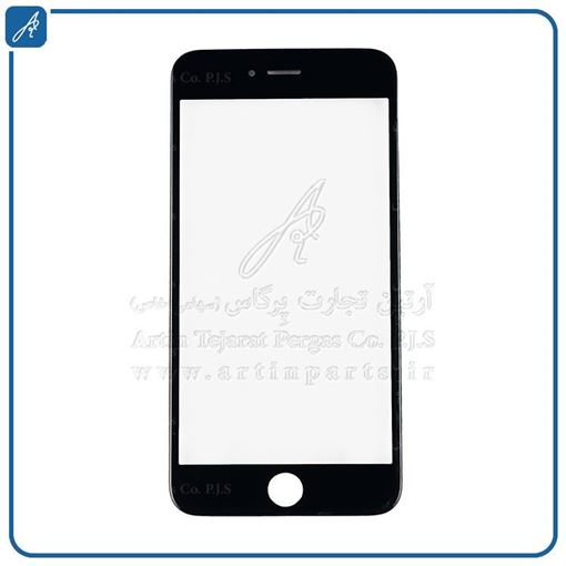 تصویر  GLASS 6S PLUS BLACK+OCA+F IPHONE