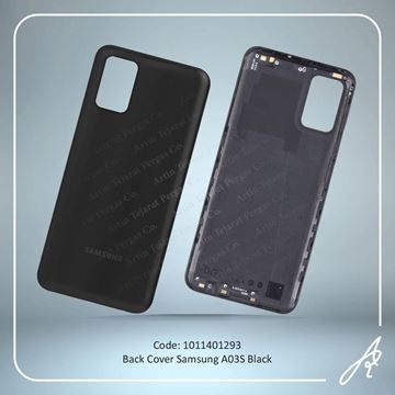 تصویر BACK COVER A03S BLACK SAM
