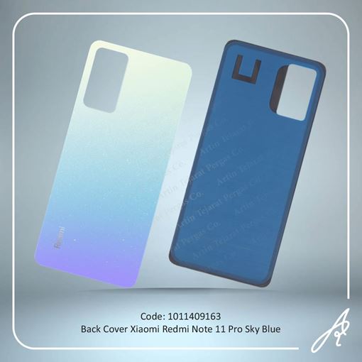 تصویر  BACK COVER REDMI NOTE 11 PRO SKY BLUE XIAO